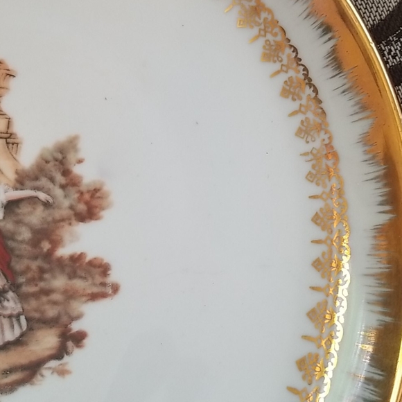 Vintage Bavarian Lord & Lady Plate - Picture 4 of 7